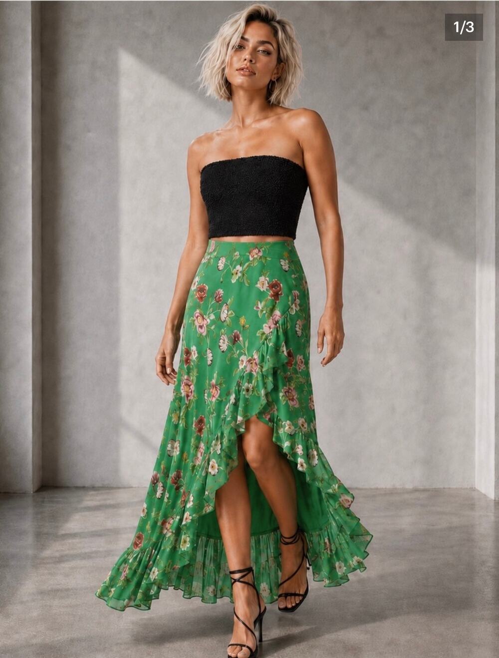 NWT: Alice + Olivia Black Bandeau Top